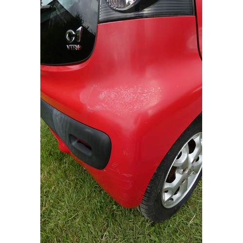 7 - Citroen C1 VTR+ 5dr hatchback EGS (AC) Auto Red,, Reg SY11 XYR, 24/06/2011, 5 spd auto petrol 998cc,... 