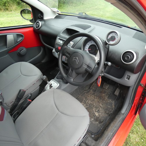 7 - Citroen C1 VTR+ 5dr hatchback EGS (AC) Auto Red,, Reg SY11 XYR, 24/06/2011, 5 spd auto petrol 998cc,... 