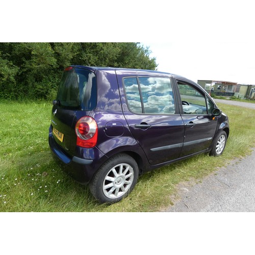 9 - Renault Modus Priviledge 1.5 DCi 80 5dr Hatchback Mauve/Purple, Reg: WG05 MOA, 06/06/2005, 5 spd man... 