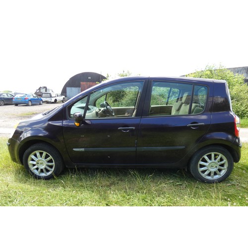 9 - Renault Modus Priviledge 1.5 DCi 80 5dr Hatchback Mauve/Purple, Reg: WG05 MOA, 06/06/2005, 5 spd man... 