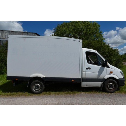 11 - Mercedes sprinter Insulated luton van, 313 CDi, White, Reg PO64 BCX, 09/09/2014, Auto box, 2143cc,  ... 