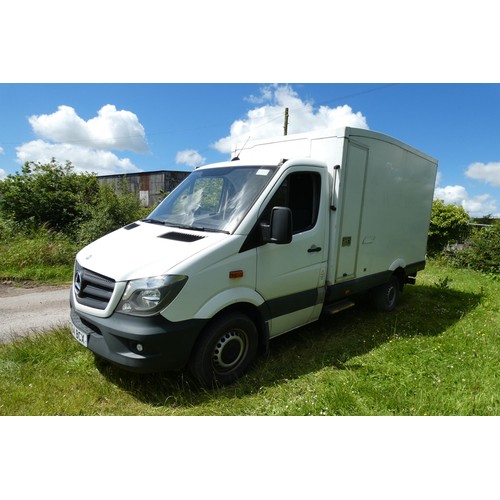 11 - Mercedes sprinter Insulated luton van, 313 CDi, White, Reg PO64 BCX, 09/09/2014, Auto box, 2143cc,  ... 