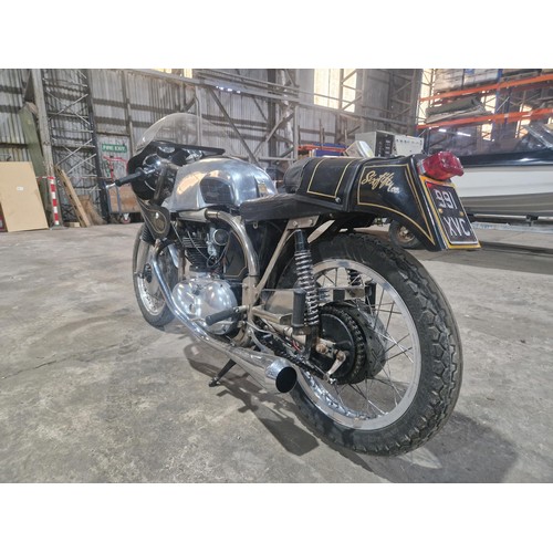 14 - A rare Triton 650 motorcycle or a Triumph T120R/Norton Special, built in the 1960s from a Norton man... 