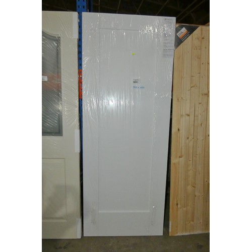 5882 - 1 x XL Joinery white primed door approx 762 x 1981mm