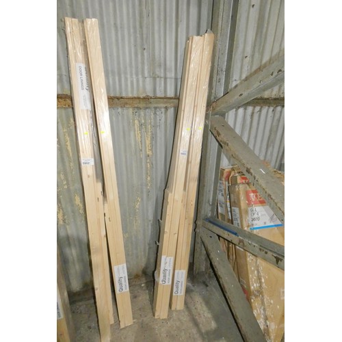 5903 - 2 x wooden door lining kits to suit door widths of 762mm and 838mm