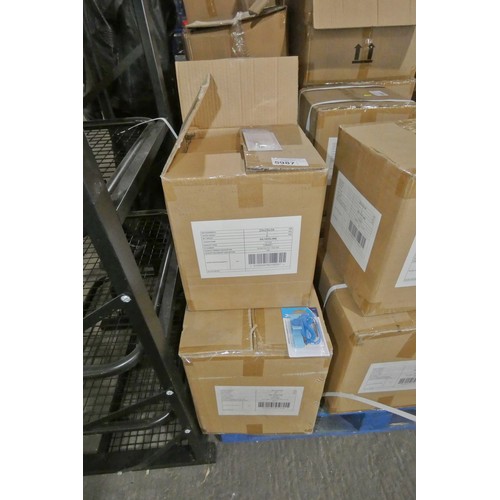 5987 - 1 box containing 200 x Silverline anti static grounding wrist straps and 1 box containing 200 x pack... 