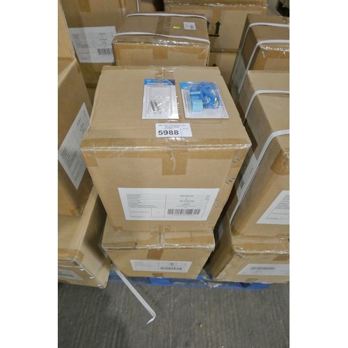 5988 - 1 box containing 200 x Silverline anti static grounding wrist straps and 1 box containing 200 x pack... 