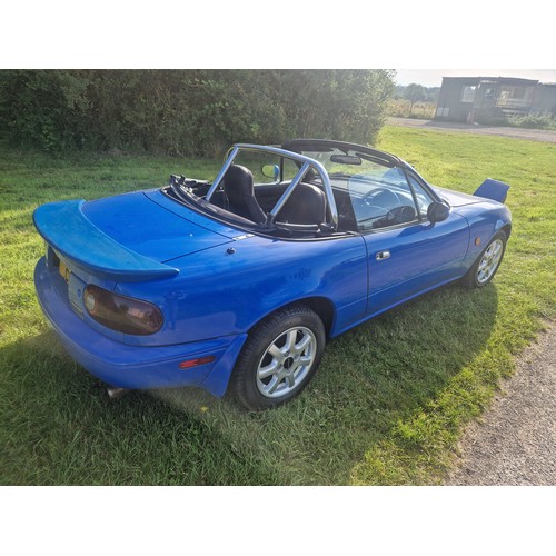 16 - Mazda MX-5 Eunos roadster , blue, Reg G468 CLE, 1st registered in the UK 22/07/1997, manufactured in... 