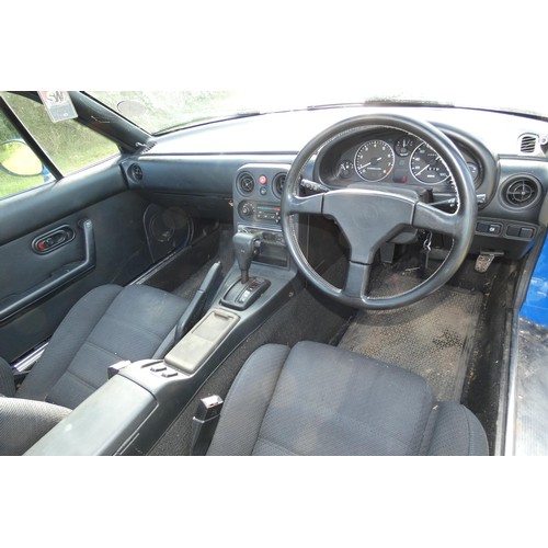 16 - Mazda MX-5 Eunos roadster , blue, Reg G468 CLE, 1st registered in the UK 22/07/1997, manufactured in... 