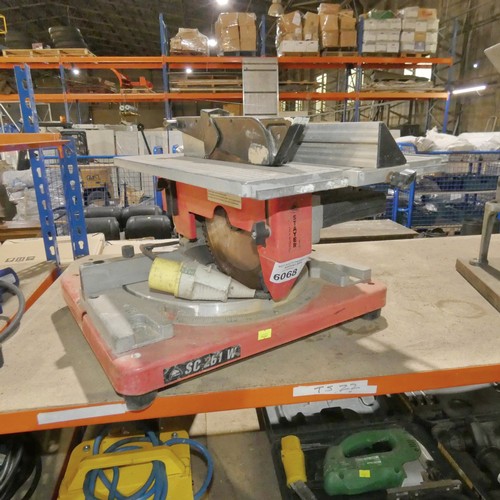 6068 - 1 x Stayer SC261W combination saw 110v (table saw / mitre saw)