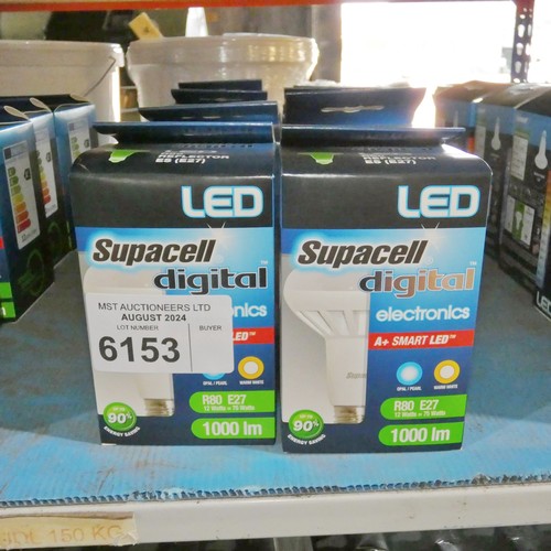 6153 - 10 x Supacell LED R80 Reflector ES (E27) bulbs