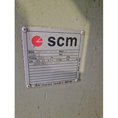 6219 - 1 x SCM 4 sided planer moulder model Compact 23 KS, YOM 1998, 3ph, no cutting blocks or other toolin... 