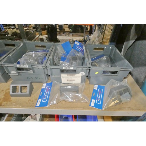 5672 - A quantity of Power Part C-Line items including 12v outlet sockets, angled socket mounts, USB outlet... 