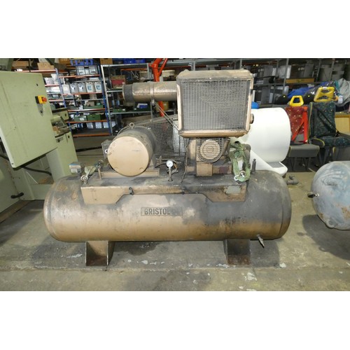 6220 - 1 x Bristol 307 ATS 60 workshop air compressor 3ph