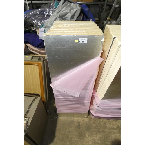 6226 - 11 x Celotex insulation sheets each approx 120 x 45cm - Left over from a camper van conversion