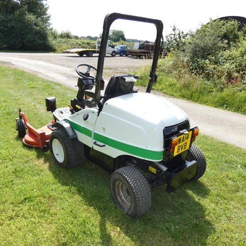 6240 - A Shibaura model CM374 out front mower, 2680 hours, YOM 2014 (Reg. No. WA14 BVB but No V5 document i... 