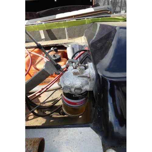 6242 - 1 x Fletcher 14 speed boat with a Honda 9.9hp four stroke outboard engine. This boat is approx 430cm... 