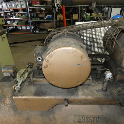 6220 - 1 x Bristol 307 ATS 60 workshop air compressor 3ph