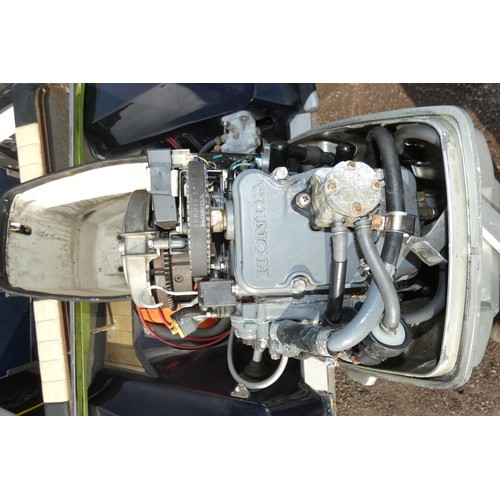 6242 - 1 x Fletcher 14 speed boat with a Honda 9.9hp four stroke outboard engine. This boat is approx 430cm... 