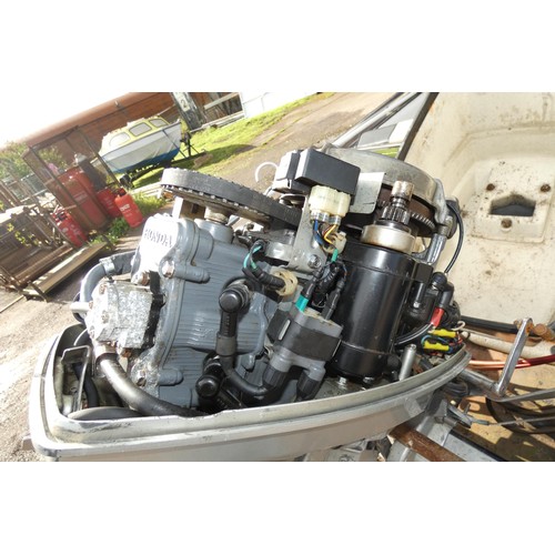 6242 - 1 x Fletcher 14 speed boat with a Honda 9.9hp four stroke outboard engine. This boat is approx 430cm... 