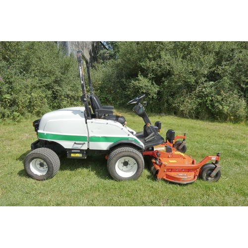 6240 - A Shibaura model CM374 out front mower, 2680 hours, YOM 2014 (Reg. No. WA14 BVB but No V5 document i... 