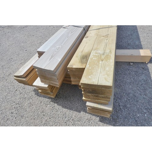 6346 - A quantity of various timber comprising of 11.5 cm x 2 and 9 cm x 2, lengths vary up to approx 240cm... 