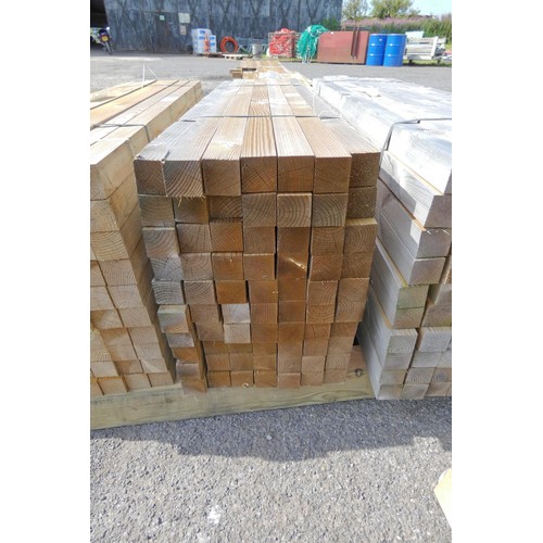 6348 - 70 x lengths of timber each measuring approx 4 cm x 4 x 119