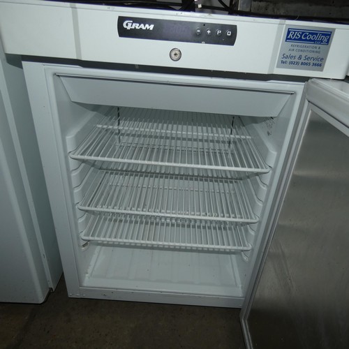 1155 - A commercial under counter fridge by Gram type K-210-LH - trade TESTED WORKING