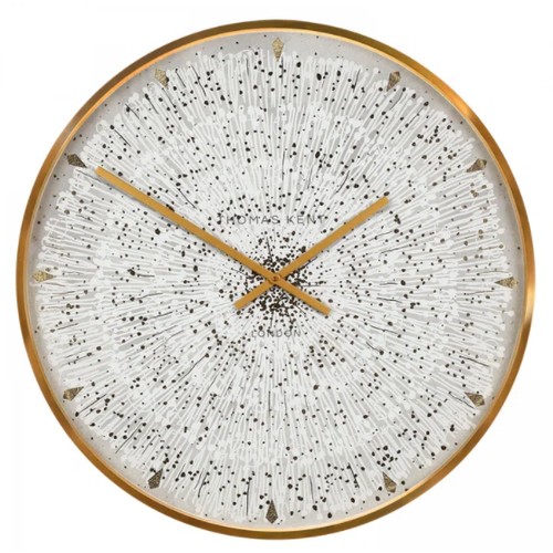 15 - 1 x Thomas Kent metal wall clock diameter approx 70cm RRP £164