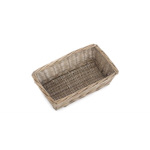 18 - 2 x Famerville wicker tray storage baskets RRP £17 each