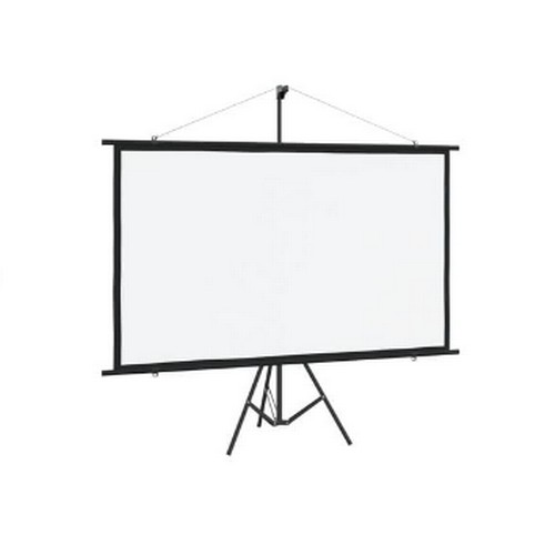 66 - 1 x Vida XL white manual projection screen