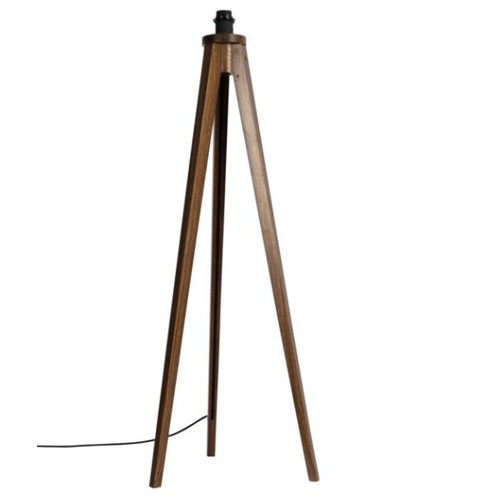 91 - 1 x Primrose 158cm dark brown tripod floor lamp RRP £142 - No shade is included