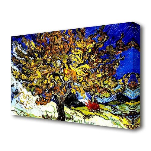 150 - 1 x art print on canvas approx 80 x 48cm - The Mulberry Tree by Vincent Van Gogh RRP £31