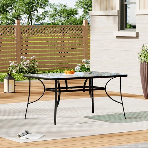 177 - 1 x Courchevel steel dining table RRP £79