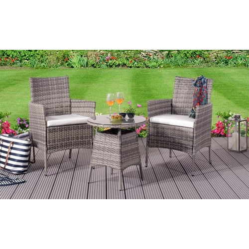 202 - A Gazit 2-person garden lounge set with cushions RRP £166