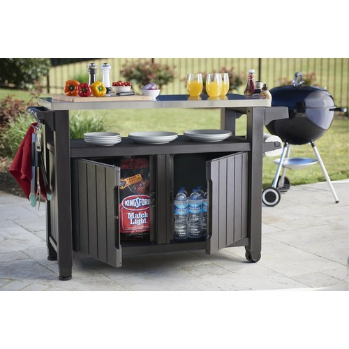 215 - 1 x Keter Unity XL BBQ table RRP £228