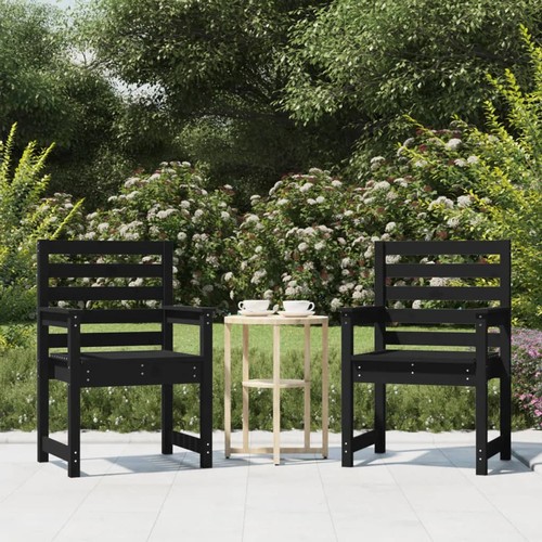 238 - 2 x solid Pine garden chairs by 17 Stories RRP £79