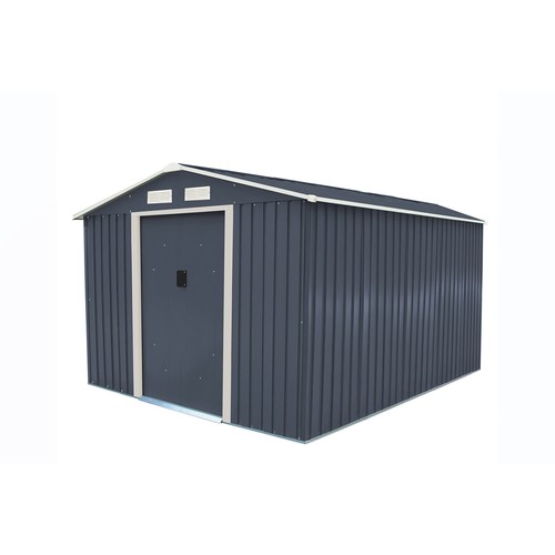 288 - 1 x Dakota Fields Coblyn 8ft x 10ft metal garage shed RRP £409. Supplied in three boxes