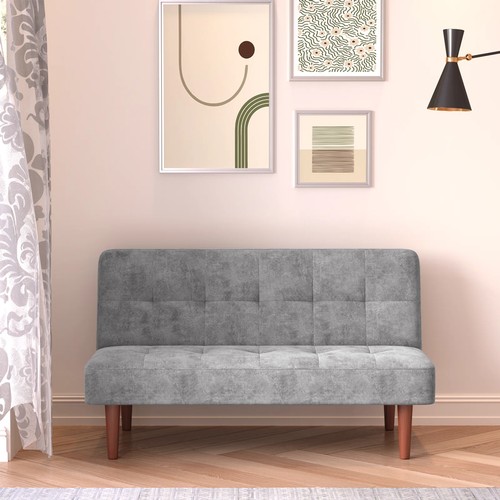 309 - 1 x Lukas two seater mini click / clack type sofa bed approx 122cm wide RRP £129