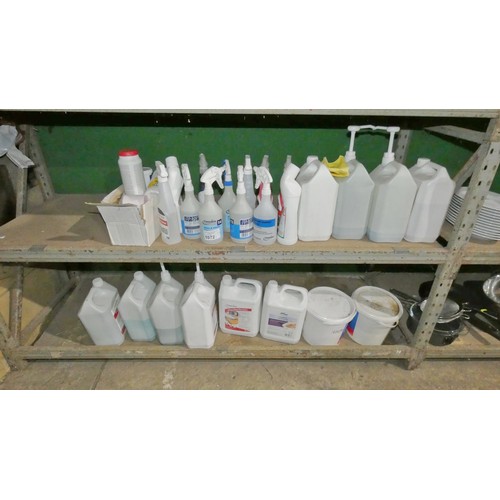 1072 - A quantity of various cleaning materials mostly used - trade