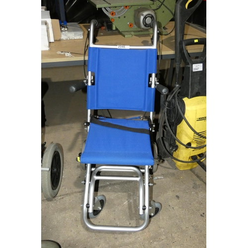 2046 - 1 x folding evacuation (evac) chair