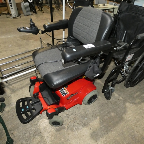 2055 - 1 x Pride Go Chair battery powered wheel chair supplied with a mains battery charger - No key necess... 