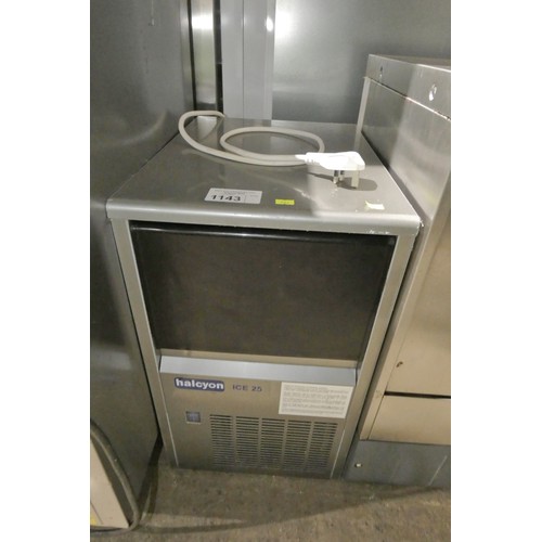 1143 - A commercial ice making machine by Halcyon type ICE25 - trade