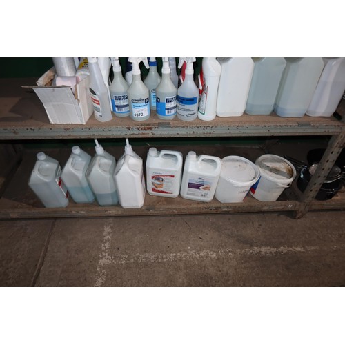 1072 - A quantity of various cleaning materials mostly used - trade