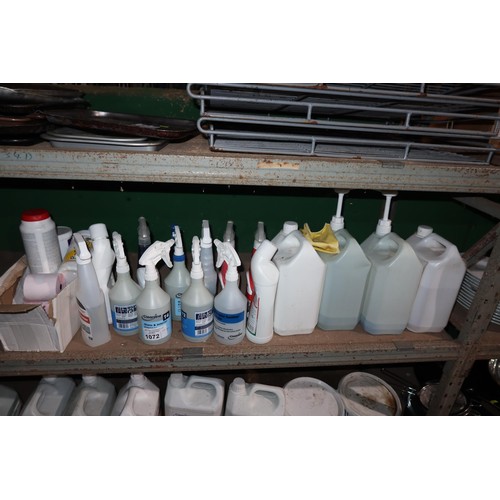 1072 - A quantity of various cleaning materials mostly used - trade