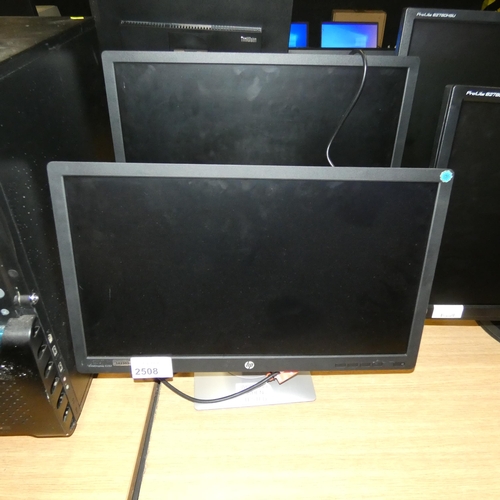 2508 - 2 x 23 inch computer monitors by HP type Elite Display E232 - trade. Tested Working