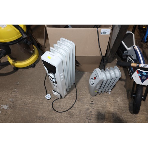 2089 - 6 x various electric heaters 240v (Trade)