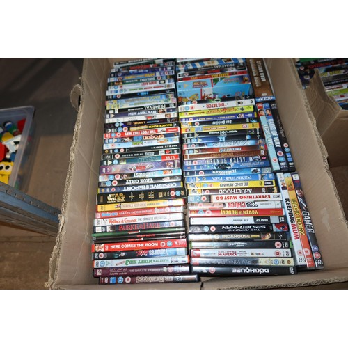 2107 - A quantity of various items including a Samsung DVD player 240v, DVDs, a classic raised aero bed, a ... 