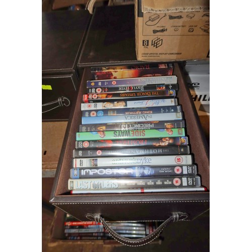 2107 - A quantity of various items including a Samsung DVD player 240v, DVDs, a classic raised aero bed, a ... 