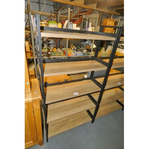 2153 - 1 x shelf unit approx 89cm w x 174cm high